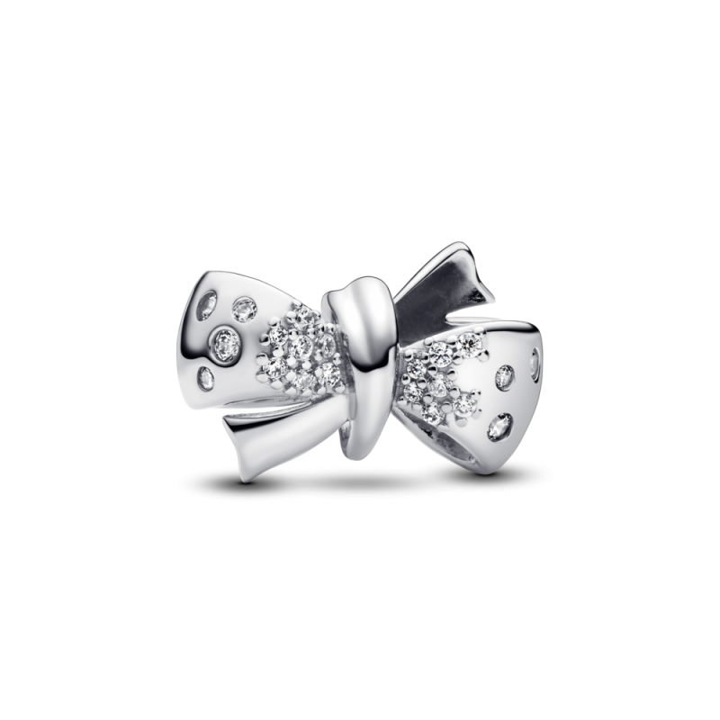 Charms Pandora Świetlista Kokarda 793442C01 - JubilerSezam.pl