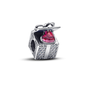 Lśniący charms Pudełko z prezentem 793603C01