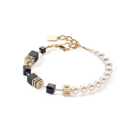 Bransoleta Coeur de Lion 1316 Black-Gold