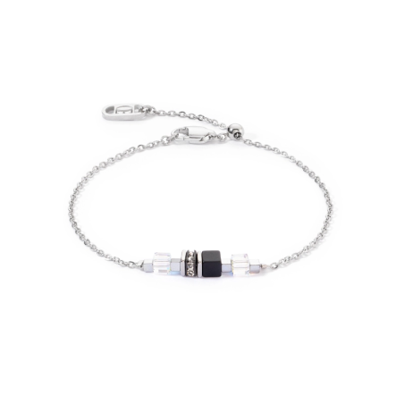 Bransoleta Coeur de Lion 1317 Black-Silver