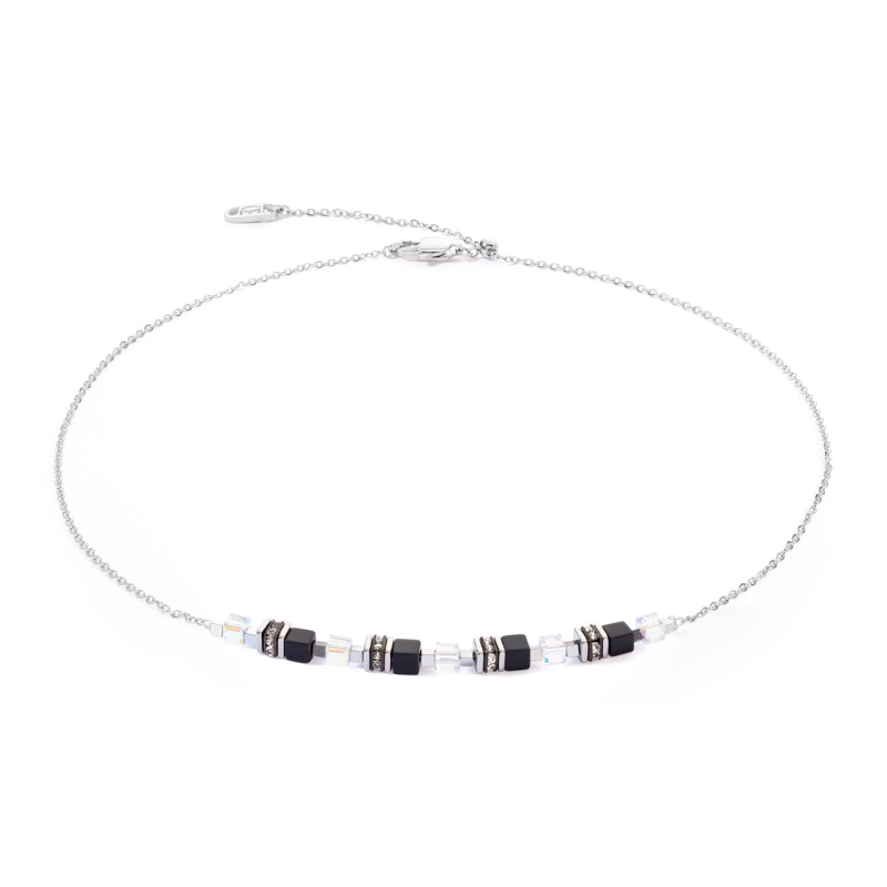 Naszyjnik Coeur de Lion Black-Silver 1317 - JubilerSezam.pl
