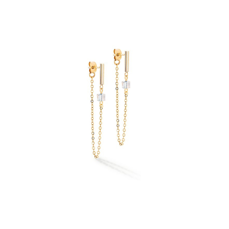 Kolczyki Coeur de Lion 1316 Black-Gold