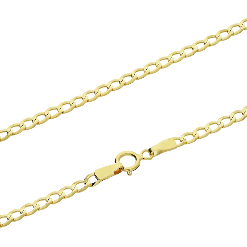 Łańcuszek złoty pancer