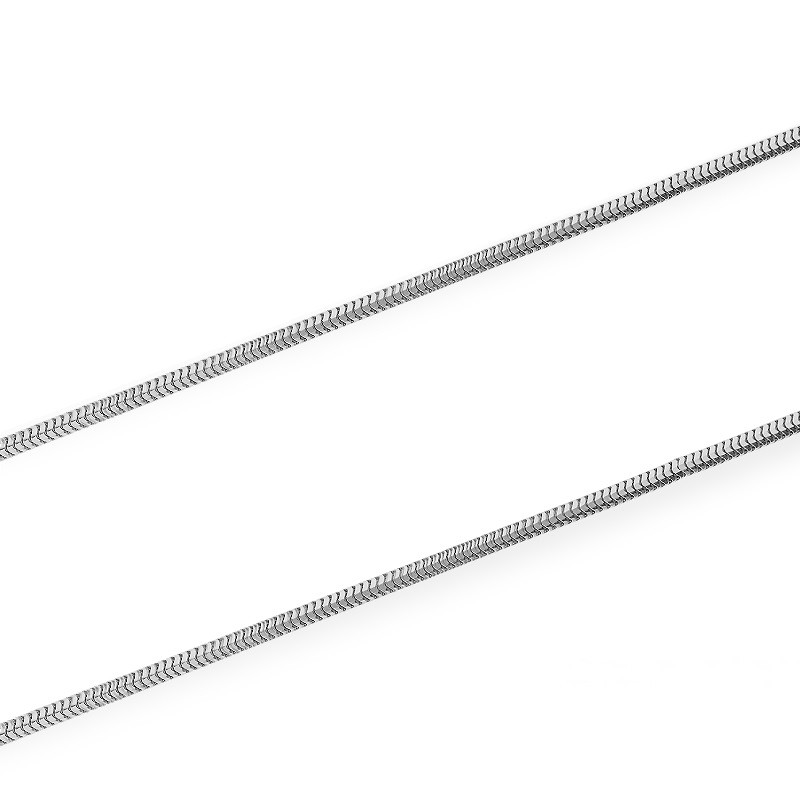 Srebrny łańcuszek snake pr. 925 - JubilerSezam.pl