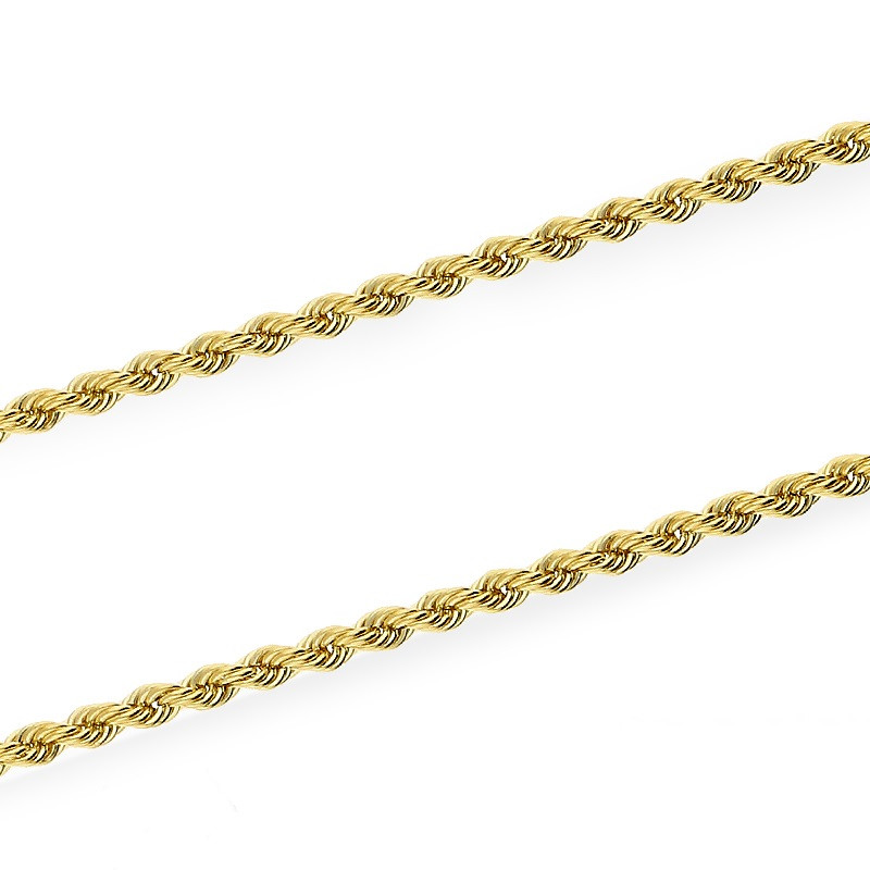 Łańcuszek złoty splot korda próba 585