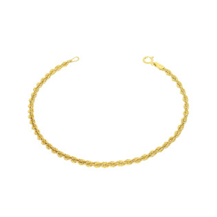 Złota bransoletka Korda pr. 585 - JubilerSezam.pl