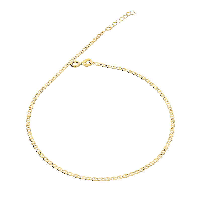 Złota bransoletka na nogę Gucci pr. 375 - JubilerSezam.pl