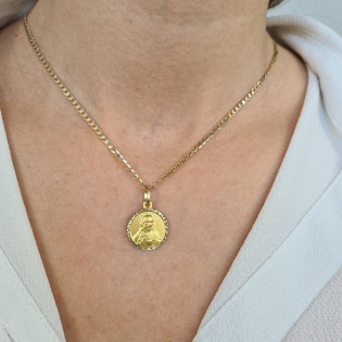 Złoty łańcuszek pancerka pr. 375 - JubilerSezam.pl