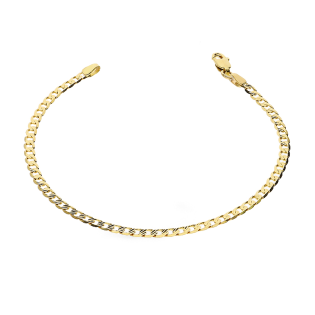 Bransoleta złota pancerka grawerowana