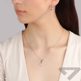 Srebrne Kolczyki Motylki dla Dziewczynki - JubilerSezam.pl