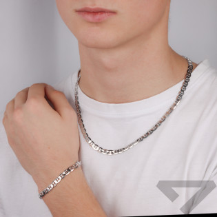 Srebrna Bransoleta Gucci Splot - JubilerSezam.pl