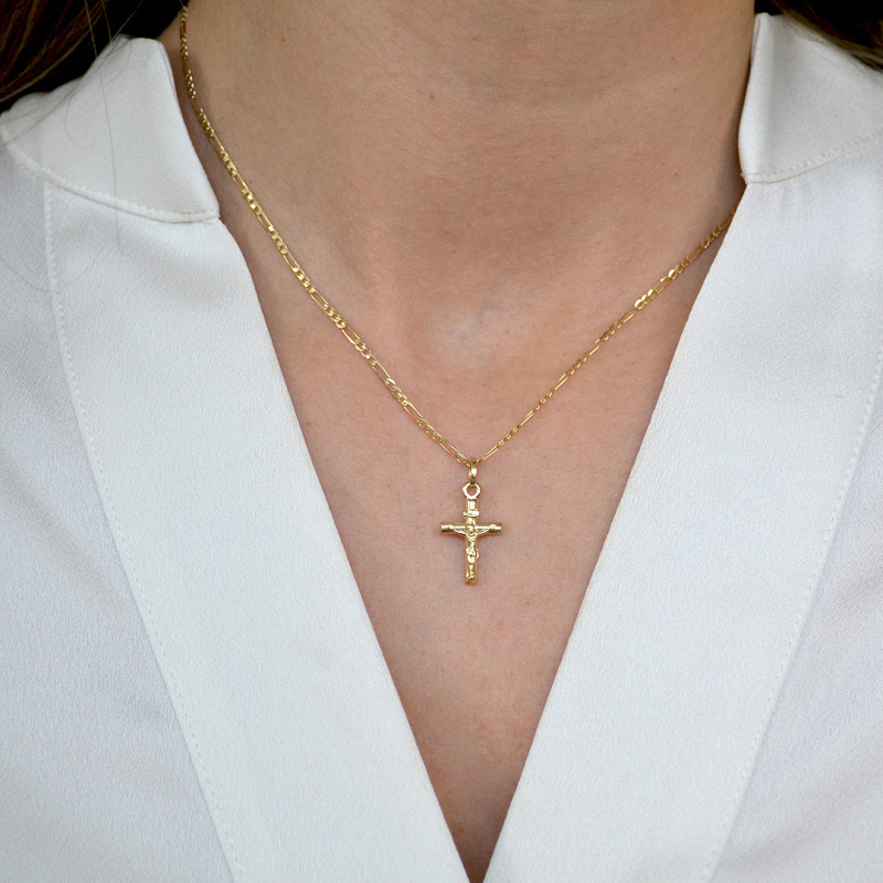 Łańcuszek złoty splot figaro próba 375