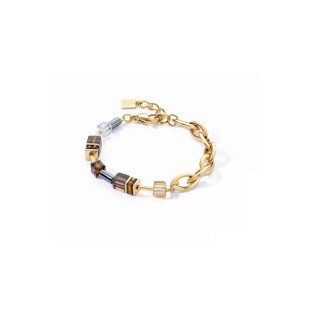 Bransoletka Coeur de Lion Brown-Gold Stal - JubilerSezam.pl