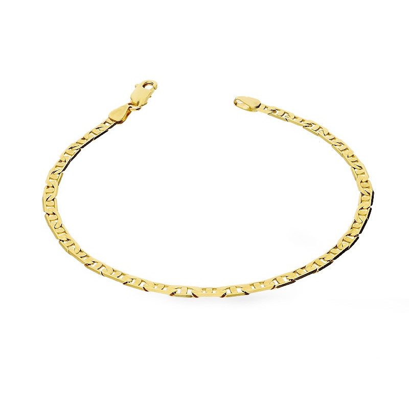 Bransoleta złota splot marina