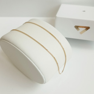 Łańcuszek złoty lisi ogon próba 375