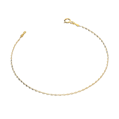 Złota Bransoletka Skrętka pr. 375 - JubilerSezam.pl