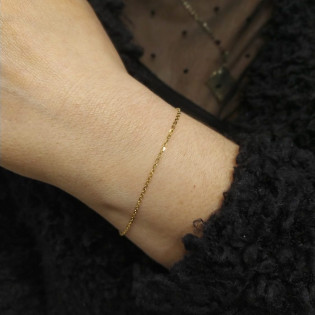 Bransoleta złota o splocie rolo próba 585