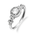 Pierścionek srebrny markiza koło z białymi cyrkoniami A0 AUR023 próba 925