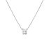 Naszyjnik srebrny z białą cyrkonią w rynience