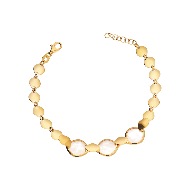 Bransoleta z masy perłowej zaprezentowana na finalistce Miss Polski 2025 Michalinie Kowalskiej