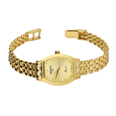 Zegarek złoty z kopertą w formie beczułki złoto 585