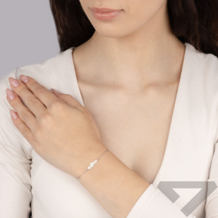 Srebrna Bransoletka Celebrytka Nutka - JubilerSezam.pl