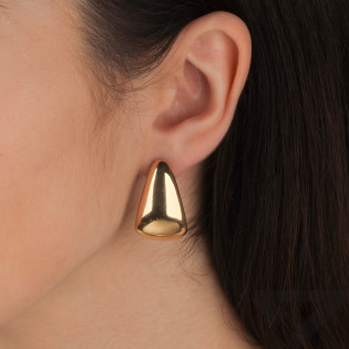 Kolczyki pozłacane kropla viralowa