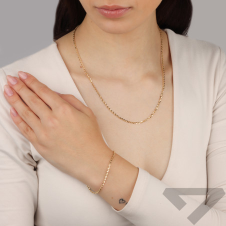 Bransoleta złota rolo próba 585