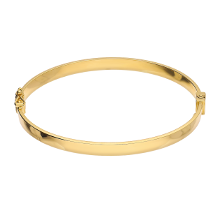 Bransoleta złota bangla owalna próba 585