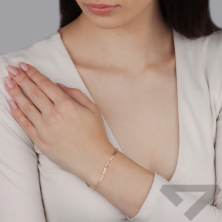 Bransoleta złota infinity próba 375