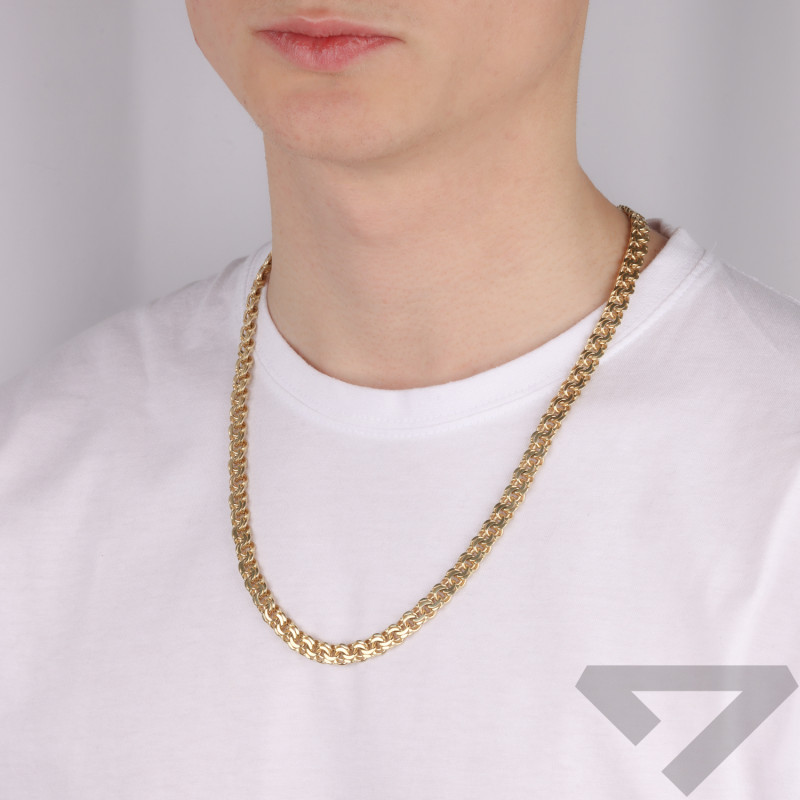 Łańcuszek złoty garibaldi próba 585