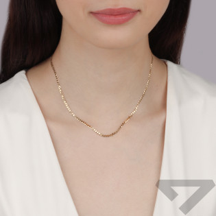 Łańcuszek złoty pancer nr VK GAXPDE 0+1 065 próba 585