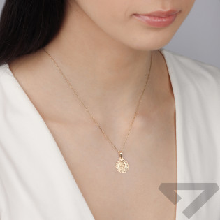 Złoty Medalik Matki Boskiej Częstochowskiej pr. 585 - JubilerSezam.pl