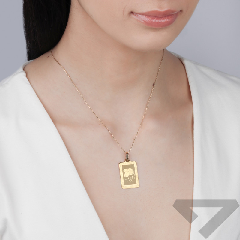 Złota Zawieszka Zodiak Baran pr. 585 - JubilerSezam.pl