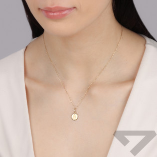 Medalik złoty Częstochowska w kole próba 585