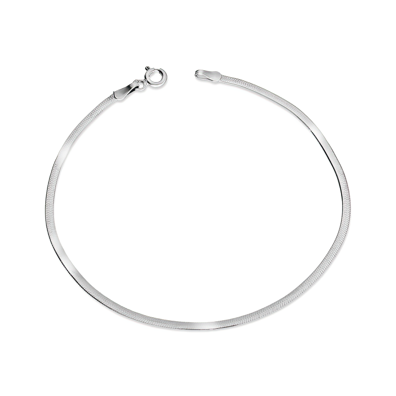 Srebrna Bransoleta Damska Taśma Pr. 925 - JubilerSezam.pl