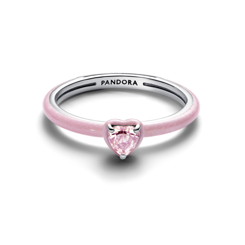 Pierścionek Różowa czakra serca Pandora