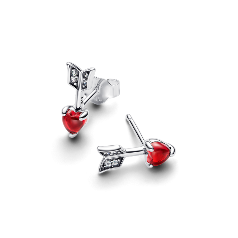 Kolczyki sztyfty Pandora Strzała Murano