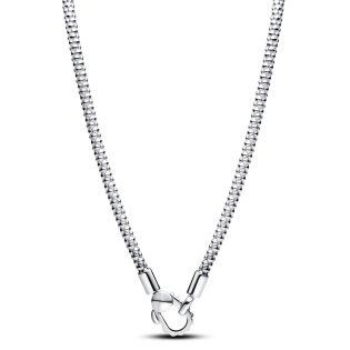 Naszyjnik Pandora o splocie ćwiekowym z zapięciem karabińczykowym