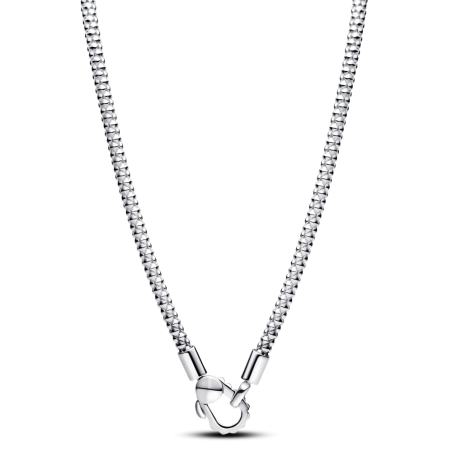 Naszyjnik Pandora o splocie ćwiekowym z zapięciem karabińczykowym