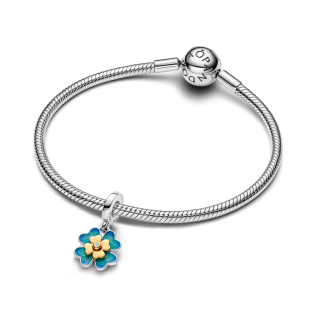 Charms Pandora Club 2025 Koniczyna - Srebro i Złoto