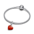 Charms-zawieszka Pandora Opalizujące czerwone serce