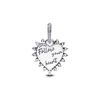 Charms-zawieszka Pandora Serce z wirującą strzałą