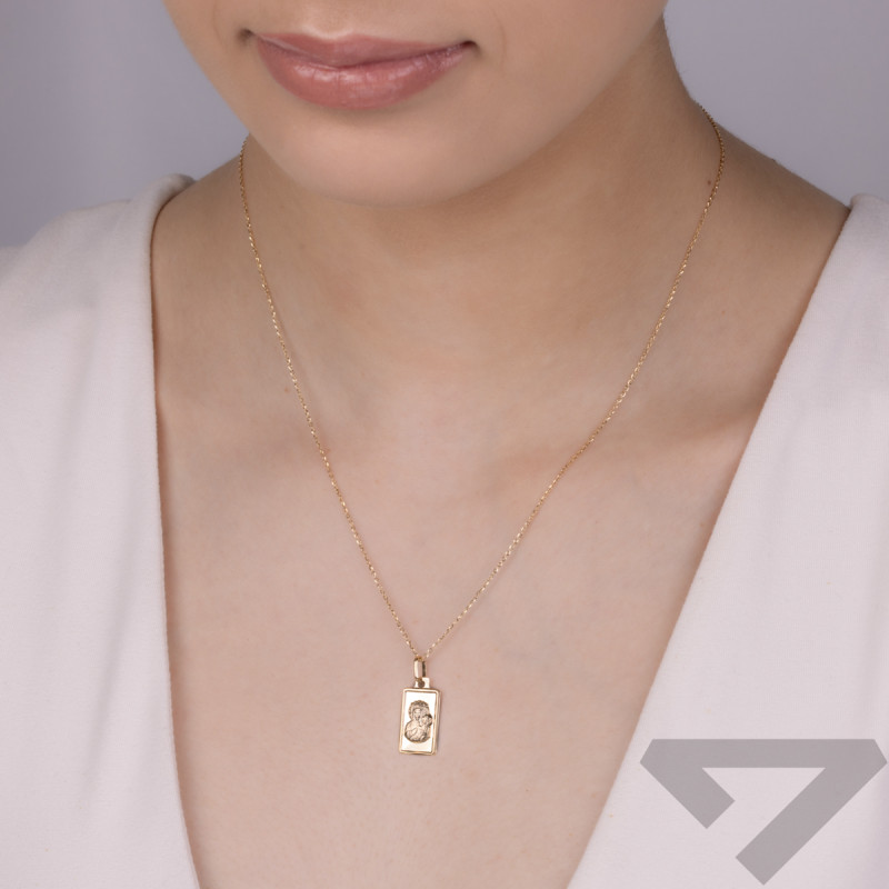 Medalik Złoty Częstochowska Próba 333 - JubilerSezam.pl