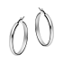 Kolczyki srebrne kółka rurka płaska 30mm/ang.zap.