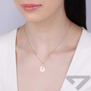 Złoty Medalik z Matką Boską Częstochowską pr. 585 - JubilerSezam.pl