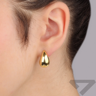 Złote Kolczyki Krople pr. 375 - Hit JubilerSezam.pl