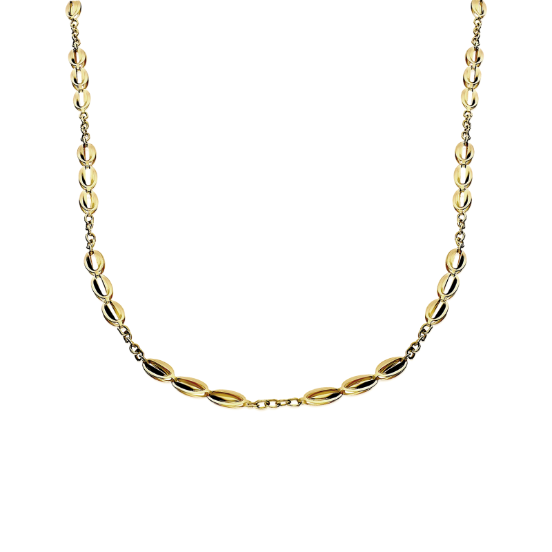 Naszyjnik złoty składak splot kawa/rolo AR XXSTN14692