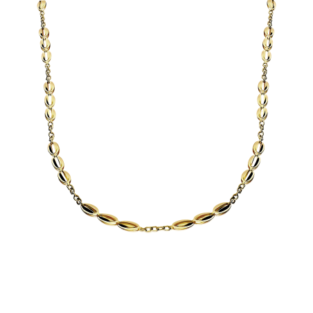 Naszyjnik złoty składak splot kawa/rolo AR XXSTN14692