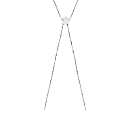 Naszyjnik srebrny krawatówka z gwiazdką